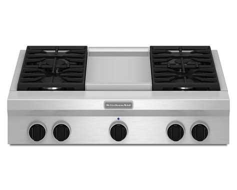 kitchenaid 36 professional gas cooktop